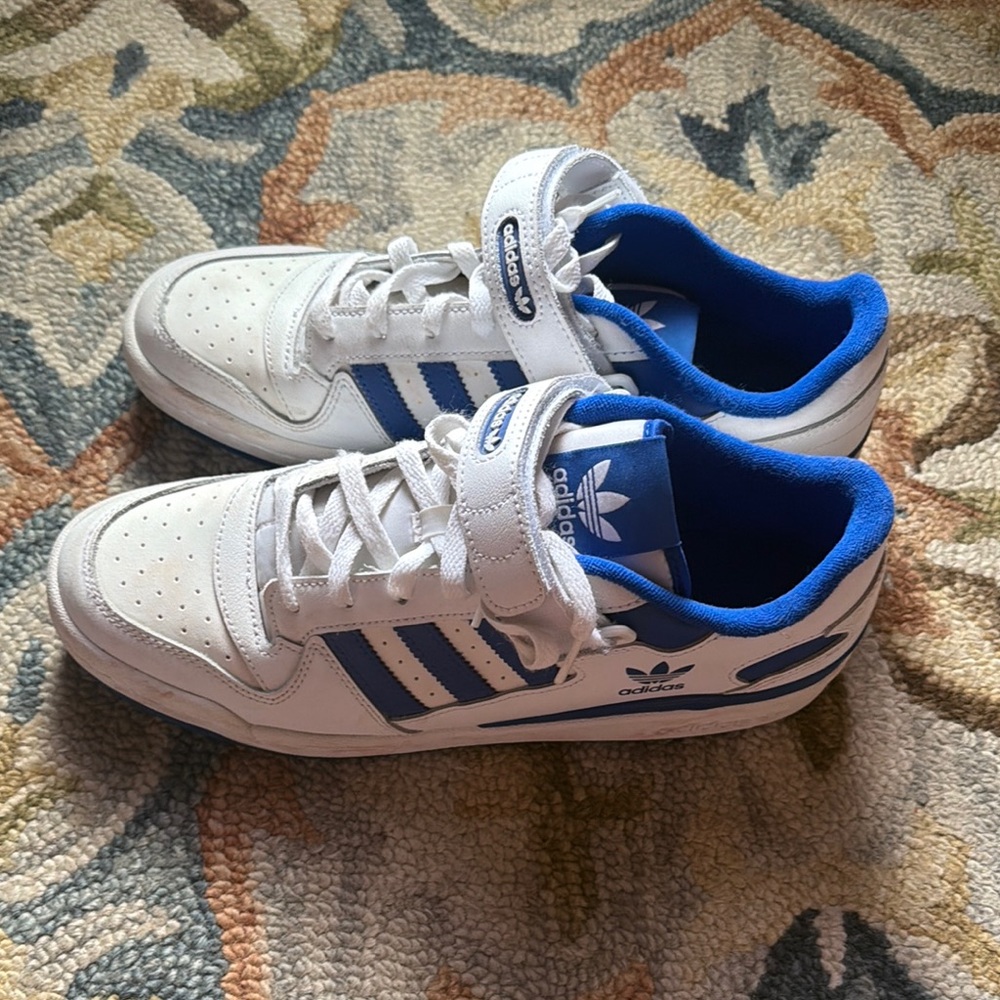 Adidas Forum retro White Blue basketball Sneakers